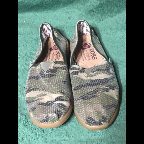 Skechers BOBs Pillow Arch Slip-On Flat Cameo Green  Size 7 S/N 39591 - Picture 4 of 8